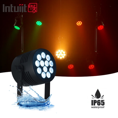 Không thấm nước 12x20w RGBWA UV 6IN1 LED Par Light Outdoor IP65 DMX512 Par Can Lighting Stage Par