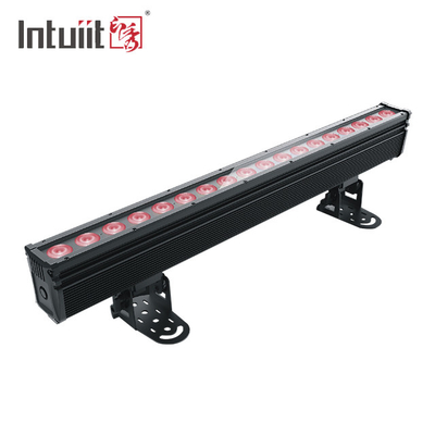 18 × 10W RGBW 4in1 Kiểm soát nước ngoài LED Wall Wash Light DMX Stage Outdoor Pixel LED Bar Lighting IP65 Projection Lights
