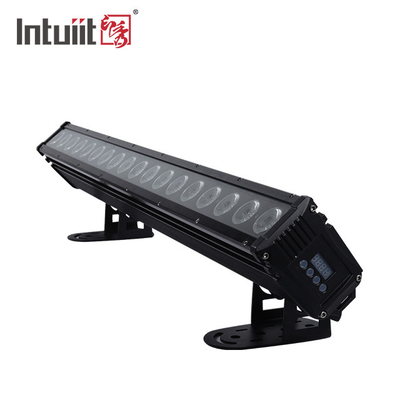 18 × 10W RGBW 4in1 Kiểm soát nước ngoài LED Wall Wash Light DMX Stage Outdoor Pixel LED Bar Lighting IP65 Projection Lights