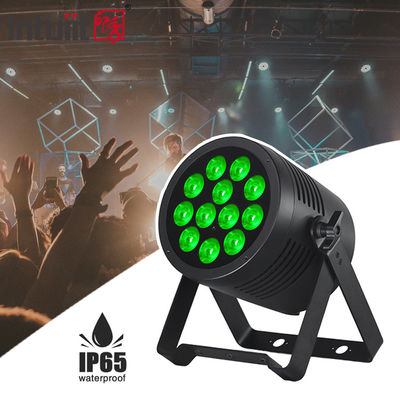 Đèn sân khấu 12x20w Par Waterproof RGBWA UV LED Light PAR DMX IP65 DJ ngoài trời Đèn sân khấu