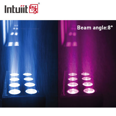 Led 8x15W RGBW Máy giặt tường Khách sạn Villa Bên ngoài Bức tường cảnh quan đèn LED Đèn xây dựng Ánh sáng vườn Trang trí cảnh quan cho ngoài trời