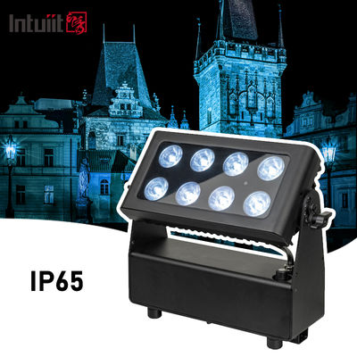 Đèn sân khấu LED không dây chạy pin, chống nước 8x15W RGBW, dùng cho sự kiện, có DMX và pin