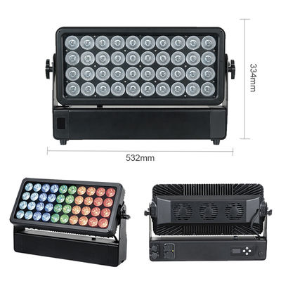 Đèn Rửa Tường 40x10W RGBW 4 trong 1 Đèn Pha Chống Nước cho Sân Khấu Thành Phố Công Viên Nhôm Rửa Đèn Led