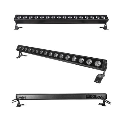16 * 5W Led Wall Washer Light Rgb Dmx IP65 Hộp nhôm ngoài trời chống thấm Đèn rửa tường DMX512 Đèn xây dựng ngoài trời
