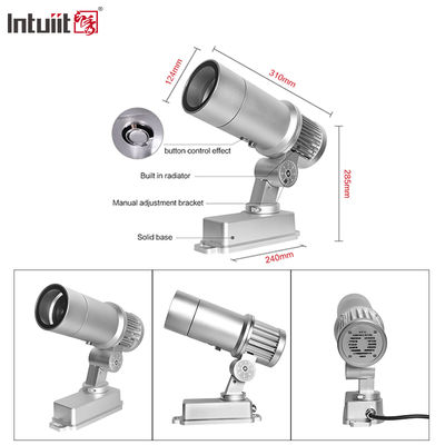 Đèn chiếu hình Gobo ngoài trời 60W, đèn quảng cáo, đèn biển báo, đèn LED xoay chống nước, đèn chiếu logo cửa, đèn chiếu điểm