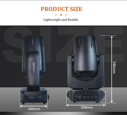 Đèn moving head LED chùm DMX 200W IP66 ngoài trời chống nước với hiệu ứng hình ảnh cho DJ Disco Stage Show