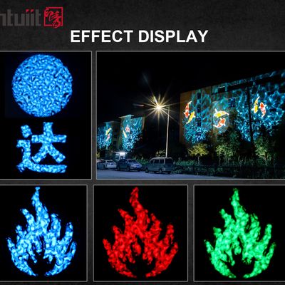 Đèn chiếu Gobo gợn sóng nước LED 400w ngoài trời IP65, hiệu ứng ánh sáng gợn sóng nước LED, đèn sân khấu