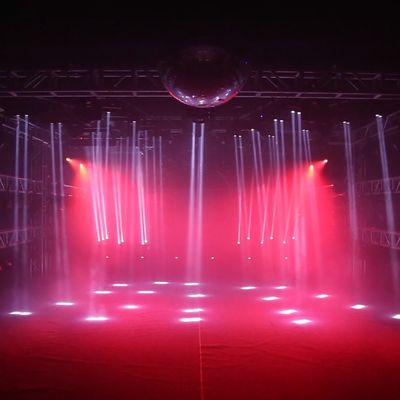 DJ Party Light 37 * 10W RGBW Quad 4 trong 1 LED Di chuyển rửa đầu Zoom
