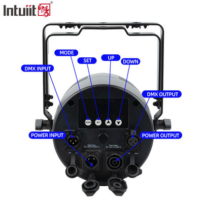 12 * 20W RGBWA + UV 6in1 LED Par Light IP65 ngoài trời chống nước DMX512 Đèn sân khấu cho đám cưới DJ Party