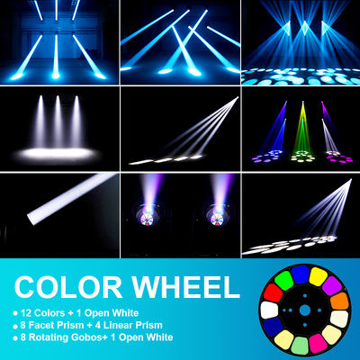 IP66 ngoài trời LED 200W Beam Moving Head Light Đèn sáng hiệu ứng sân khấu cho câu lạc bộ đêm DJ Disco Show Party đám cưới ngoài trời
