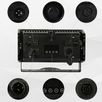 RGBW ngoài trời IP65 chống nước 80W đèn LED thành phố màu tường máy giặt đèn cho sự kiện bữa tiệc