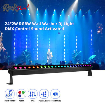 24 * 2W RGBW 4in1 Led Wallwasher Bar