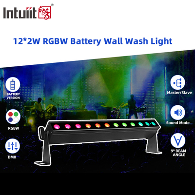 IP20 pin 12x2W 0.5m 4in1 pin chạy Led Wall Washer đèn Đèn sân khấu