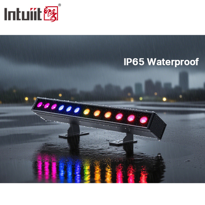 IP65 pin năng lượng LED tường máy giặt 12pcsx2W Rgbw 4in1 Led thanh ánh sáng cho ngoài trời