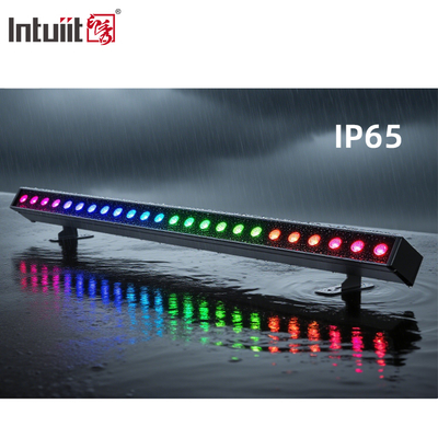 Đèn máy giặt tường LED ngoài trời IP65 24 * 2w Không thấm nước RGBW Bàn máy giặt tường DJ Led Pixel bar Đèn sân khấu