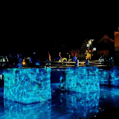 Đèn chiếu sóng nước 100W, ánh sáng gợn sóng nước biển ngoài trời, hiệu ứng gợn sóng nước tùy chỉnh