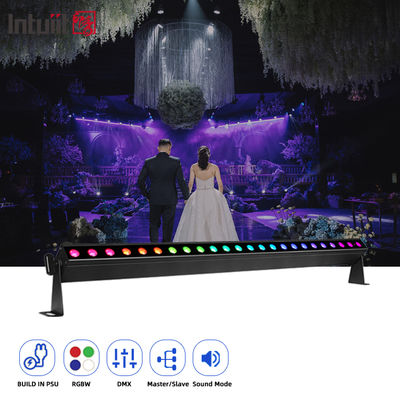 Đèn rửa tường trong nhà Hotel Pixel 24*2W Dmx Ip20 Rgbw Stage 4In1 Led