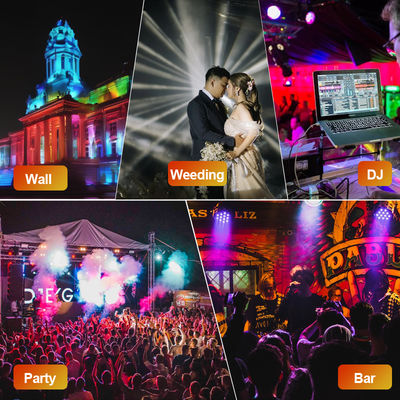 16 * 5W Led Wall Washer Light Rgb Dmx IP65 Hộp nhôm ngoài trời chống thấm Đèn rửa tường DMX512 Đèn xây dựng ngoài trời