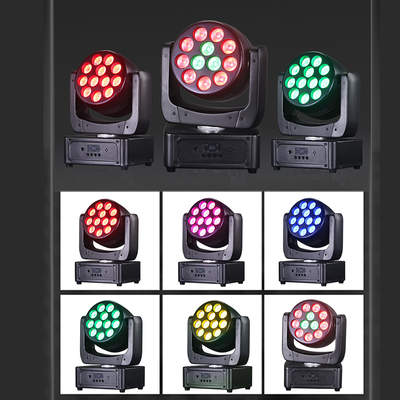 Đèn chuyển động 12 * 8W Đèn sân khấu LED Đèn DJ RGBW Đèn DMX 512 Tiến hành âm thanh cho sự kiện Tiệc cưới Nhà thờ Live Band Show