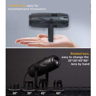 Máy chiếu logo LED 40W GOBO Ip20 Máy chiếu đèn quảng cáo logo