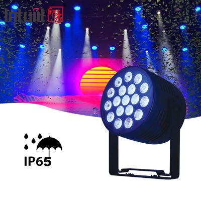 IP65 ngoài trời đèn LED Par - 18x20W RGBWA UV 6in1 chống nước DJ Đèn sân khấu Âm thanh hoạt động hỗ trợ RDM tự động & DMX điều khiển Đèn lên cho đám cưới Ngày sinh nhật Nhạc Đèn Chương trình Tiệc Phục vụ Đèn sân khấu