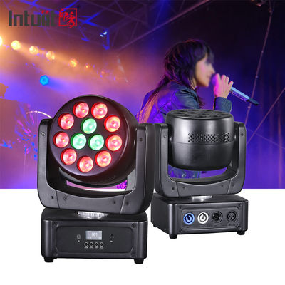 Đèn LED DJ Moving Head 12*8W RGBW Wash Beam DMX512 kích hoạt bằng âm thanh cho tiệc cưới, vũ trường