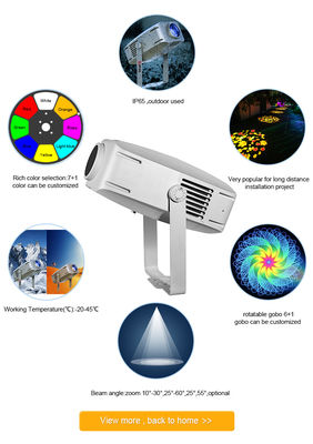Đèn chiếu logo LED ngoài trời chống nước 400W IP65 cho hiệu ứng Gobo chiếu cảnh quan