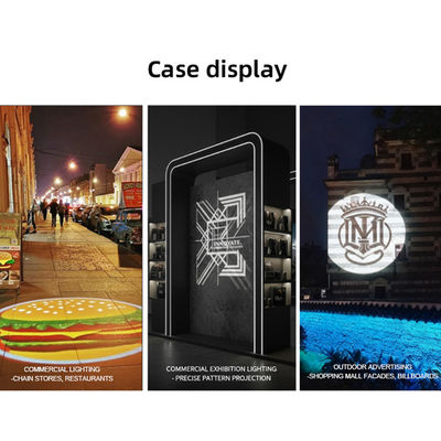 LED 60W ngoài trời chống nước Ip65 Halloween Giáng sinh LED Đám cưới xoay Gobo Projector Logo tùy chỉnh Biểu hiệu Quảng cáo ánh sáng