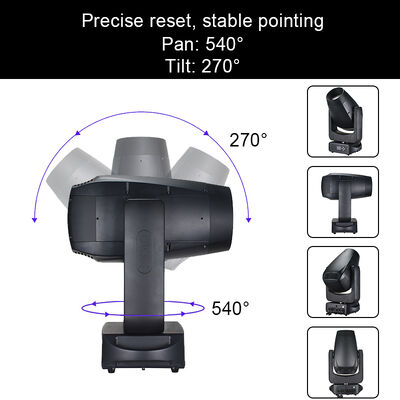 Ánh sáng LED ngoài trời 280W Spot Wash Moving Head Light CMY Đèn hiệu ứng sân khấu trộn tuyến tính cho công viên giải trí Sự kiện Đám cưới