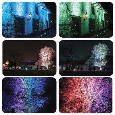 Đèn LED 40X10W RGBW 4 trong 1 Máy giặt tường ngoài trời chống nước Máy giặt tường cảnh quan Đèn đèn LED Đèn đèn chiếu sáng Máy giặt tường