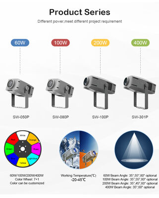 Đèn LED Hiệu ứng Sóng Nước Ngoài trời Chuyên nghiệp 400W IP65 Chống nước cho Kiến trúc Cảnh quan
