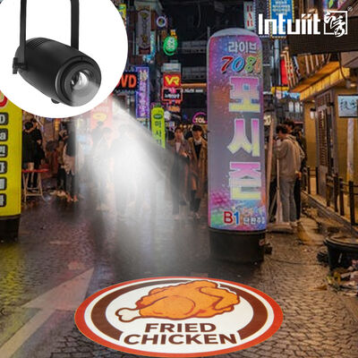 60W LED Logo GOBO Projector Ip65 Đèn chống nước Khách sạn Công ty Cửa hàng Quảng cáo đám cưới Sử dụng trong nhà và ngoài trời