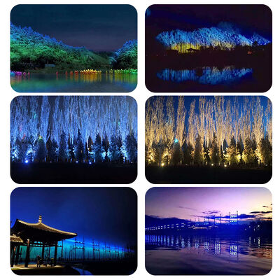 Đèn Sân Khấu Rgbw Đèn Lũ Lụt Ngoài Trời Đèn Lũ Lụt Led 1500W Chống Thấm Nước Đèn Rửa Tường Led Công Suất Cao Dj