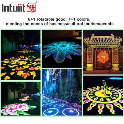 Waterproof IP65 400 Gobo Projector Custom Logo Rotating Gobo Projector Light Outdoor Buildings Advertising Lights