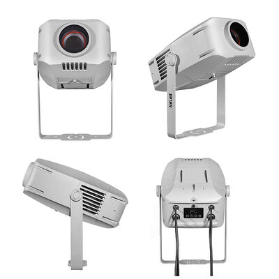 Đèn chiếu LED Gobo 400W Xoay hình ảnh logo Máy chiếu DMX512 Chiếu sáng sân khấu cho sự kiện triển lãm triển lãm chuyên nghiệp