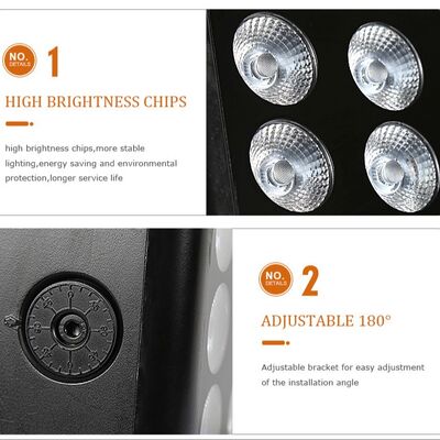 Đèn chiếu sáng kiến trúc ngoài trời chống nước 80W RGBW Led Đèn rửa tường Cây cảnh quan sân vườn Đèn pha led