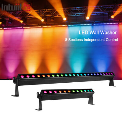 12x2w RGBW LED Wall Washer Bar Light DMX Control Professional Stage Show DJ Disco Equipment