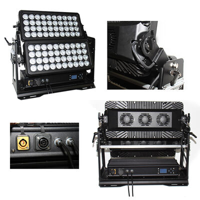 Professional Outdoor IP65 800W RGBW 4-in-1 LED Wall Washer Double Layers Landscape Architectural Wash Light cho màu sắc thành phố
