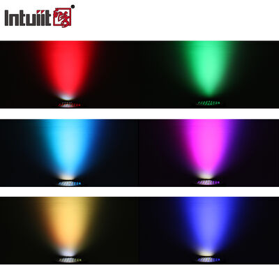 Bộ đèn LED PAR Can RGBW 4in1 IP65 60*12W chiếu sáng ngoài trời DMX512 cho sự kiện đám cưới, mặt tiền tòa nhà
