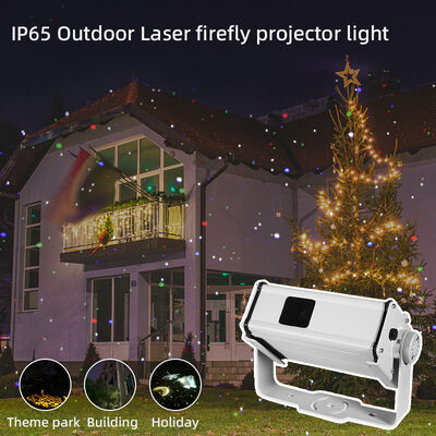 Máy chiếu đom đóm Laser RGB 13W IP65 Chiếu sáng trang trí cảnh quan ngoài trời cho Công viên giải trí Du lịch văn hóa Cảnh đêm