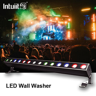 IP65 14 * 10W RGBW 4in1 LED Wall Washer Bar Light Projection Lights Outdoor Linear DMX512