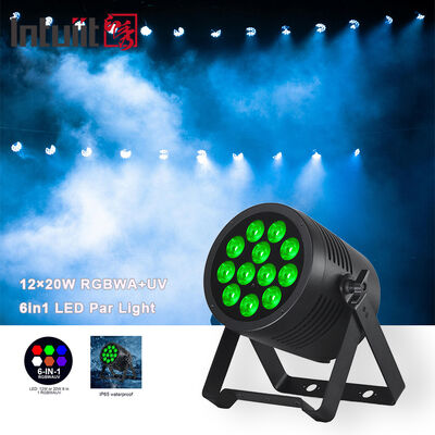 LED 12 * 20W RGBWA UV LED Par Washer Light DMX512 Đèn sân khấu điều khiển cho sự kiện T Show Theme Park Concert Performance