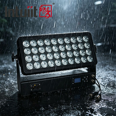 Professional Outdoor IP65 Waterproof 40x10W 4-in-1 RGBW LED Flood Light Wall Washer cho Ánh sáng cảnh quan thành phố kiến trúc