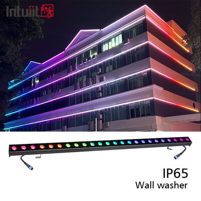 RGBW Dmx Led 2x24W Led Wall Washer Light cho ứng dụng ngoài trời