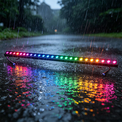 RGBW Dmx Led 2x24W Led Wall Washer Light cho ứng dụng ngoài trời