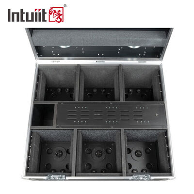 Đèn sân khấu tiệc cưới điều khiển từ xa IP54, đèn LED pin RGB không dây DJ, thanh đèn DMX512 4x12W
