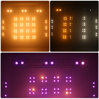 4-Eye LED COB Blinder Light 4x90W RGB Đám trắng ấm Amber Bức màn màn hình Strobe DMX512 Pixel Control Đèn sân khấu cho bữa tiệc