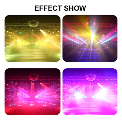 Professional 37x10W RGBW 4-in-1 LED Zoom Moving Head Wash Light 5-60 Degree Big Bee Eye Stage Lighting for Concert Stadium Performance