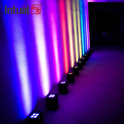 Đèn LED par DMX không dây IP54 chuyên nghiệp 4 * 12W RGBW 4 trong 1 - Đèn chiếu sáng đám cưới điều khiển từ xa
