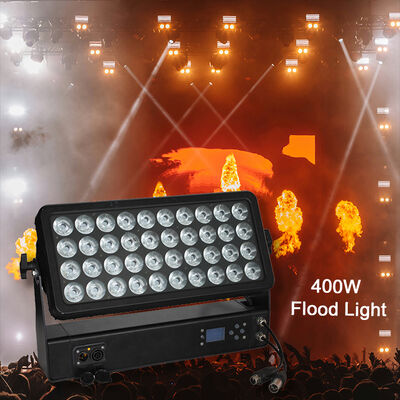 Professional Outdoor IP65 Waterproof 40x10W 4-in-1 RGBW LED Flood Light Wall Washer cho Ánh sáng cảnh quan thành phố kiến trúc